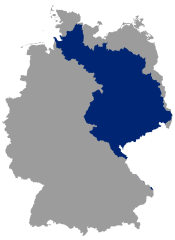 Elbe basin in Germany