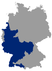 Rheingebiet in Deutschland